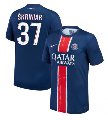 Paris Saint-Germain Milan Skriniar #37 Hjemmebanetrøje 2024-25 Kort ærmer